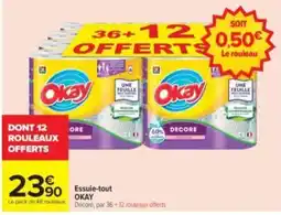 Carrefour Drive Okay Essuie-tout Décoré offre