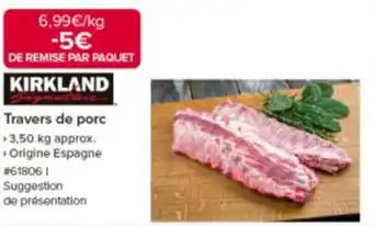 KIRKLAND Travers de porc