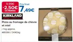 Costco KIRKLAND Pizza au fromage de chèvre et miel offre