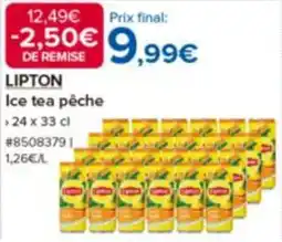 Costco LIPTON Ice tea pêche offre