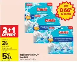Carrefour Drive CANARD Bloc nettoyant WC offre