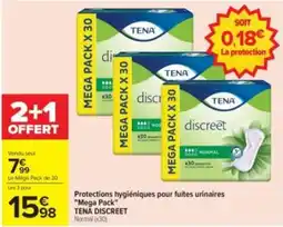 Carrefour Drive TENA Protections hygiéniques pour fuites urinaires offre