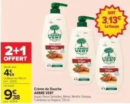 Carrefour Drive Arbre vert crème de douche offre