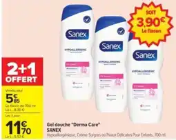 Carrefour Drive Sanex Gel douche "Derma Care" offre