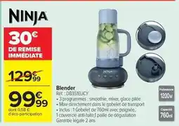 Carrefour Drive Ninja - blender offre