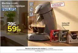 Carrefour Drive Philips - machine à café senseo béur mystique offre
