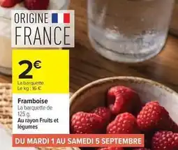 Carrefour Drive Framboise offre