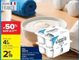 Carrefour Drive Siggi's - skyr offre
