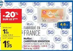 Carrefour Drive Carrefour - muffins sensation offre