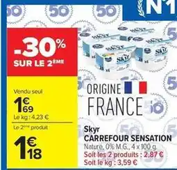 Carrefour Drive Carrefour - skyr sensation offre