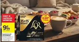 Carrefour Drive L'or espresso - capsules de café offre