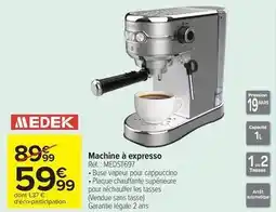 Carrefour Drive Medek - machine à expresso offre