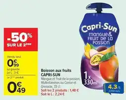 Carrefour Drive Capri sun - boisson aux fruits offre
