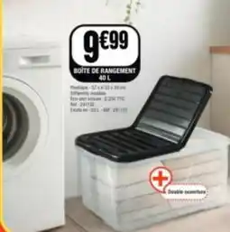 La Foir'Fouille Boite de rangement 40 l offre