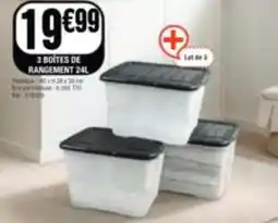 La Foir'Fouille Bottes de rangement 24l offre