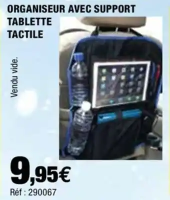 Autobacs Organiseur avec Support Tablette Tactile offre