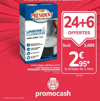 PRÉSIDENT Professionnel CRÈME LÉGÈRE