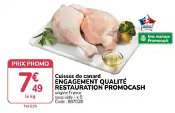 Promocash Promocash Cuisse de canard offre