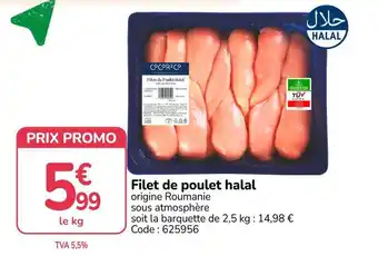 COCORICO Filet de poulet halal