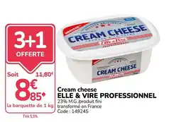Promocash ELLE & VIRE CREAM CHEESE offre