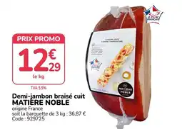 Promocash Le Porc Français Demi-jambon braisé cuit offre