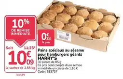 Promocash HARRY'S Pains spéciaux au sésame offre