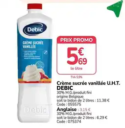 Promocash Debic Crème sucrée vanillée offre