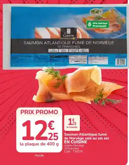 Promocash en Cuisine Saumon Atlantique fumé offre