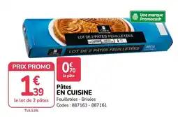 Promocash Cuisine Pâtes Feuilletées offre