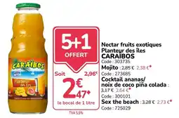 Promocash CARAÏBOS Nectar fruits exotiques offre