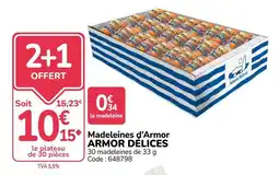 Promocash ARMOR DÉLICES Madeleines offre
