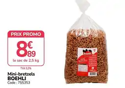 Promocash BOEHLI Mini-bretzels offre