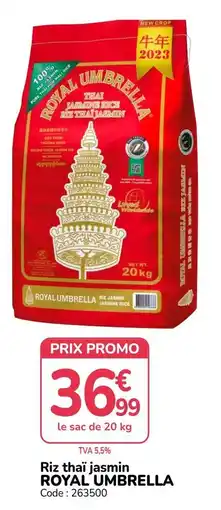 Promocash ROYAL UMBRELLA Riz thaï jasmin offre