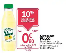 Promocash Pulco Citronnade offre