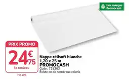 Promocash PROMOCASH Nappe célisoft blanche offre