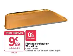 Promocash Plateaux traiteur or offre
