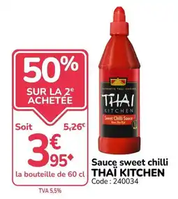 Promocash THAI KITCHEN Sauce sweet chilli offre