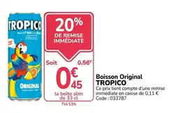 Promocash TROPICO Boisson Original offre