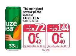 Promocash FUZE TEA Thé noir glacé offre