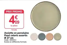 Promocash Pearl assiette en porcelaine offre