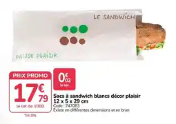 Promocash LE SANDWICH offre