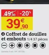 Espace emeraude Coffret de douilles et embouts offre
