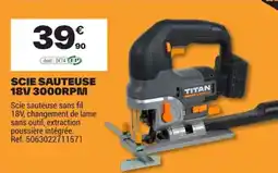 Brico Dépôt TITAN Scie sauteuse offre