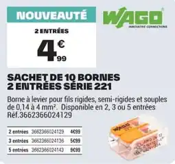 Brico Dépôt WAGO Borne à levier offre