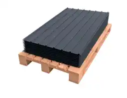 Brico Dépôt Plaque acier nervurée galva anthracite offre
