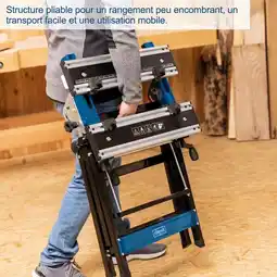 Brico Dépôt Établi pliant polyvalent acier alu 40cm offre