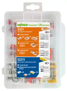 Brico Dépôt Mallette 130 bornes s221 et s2273 offre