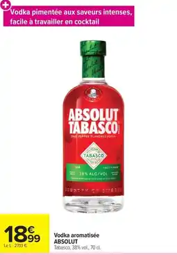 Carrefour Market ABSOLUT Vodka offre