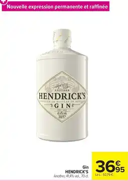 Carrefour Market HENDRICK'S Gin Another offre