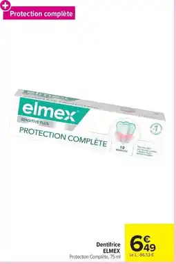 Carrefour Market ELMEX Dentifrice offre